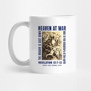 War in Heaven and the Dragon is Cast Down Revelation Mug